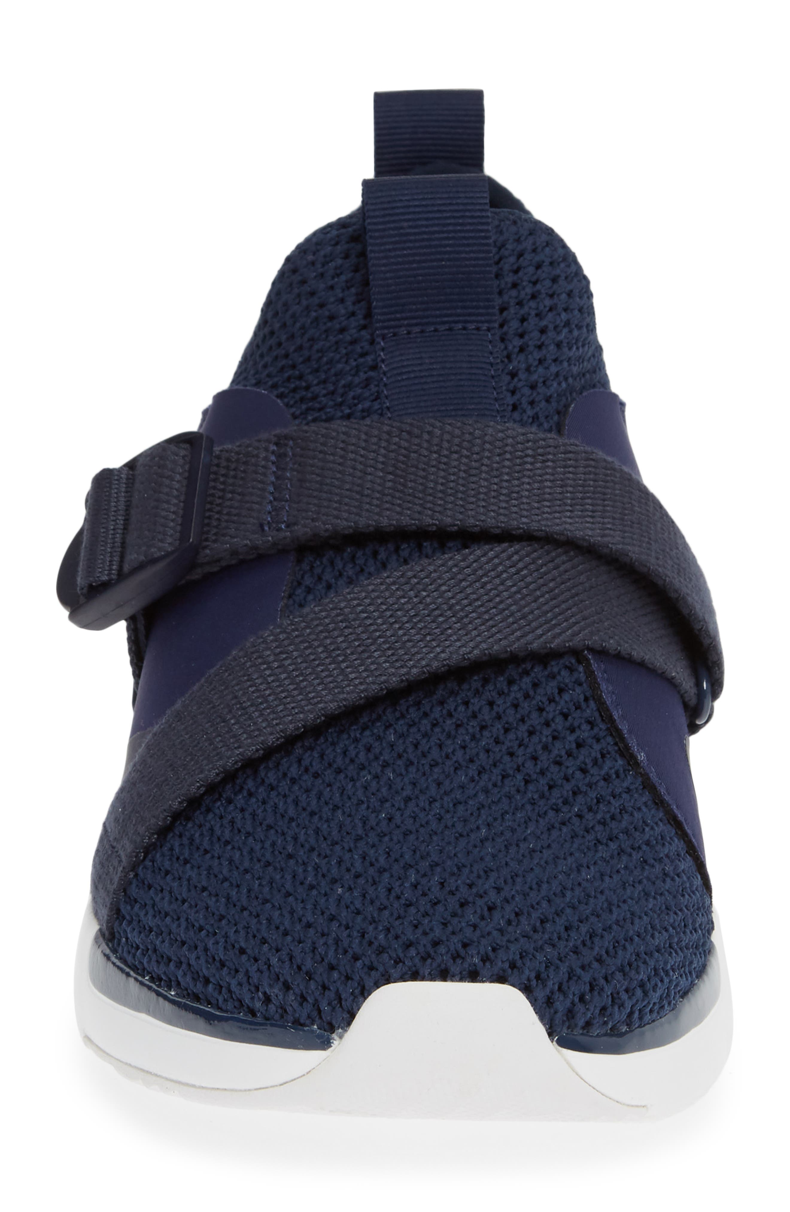 FlexKnit Strap Sneaker, Alternate, color, MIDNIGHT NAVY TEXTILE