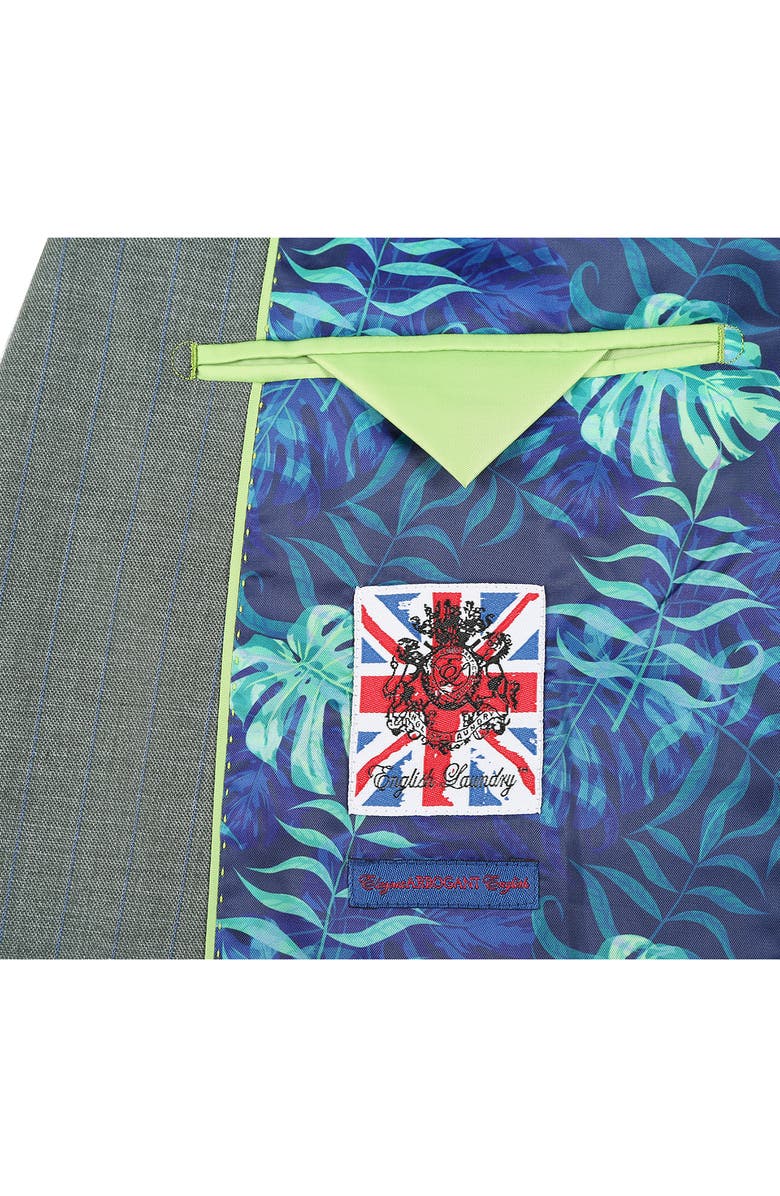 English Laundry Solid Olive Mélange Suit, Alternate, color, Olive