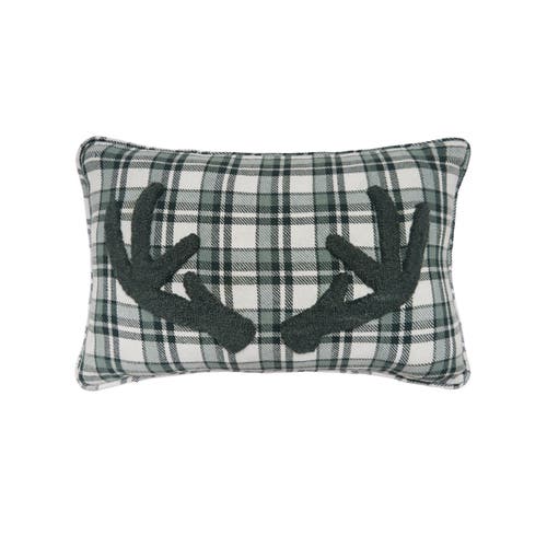 C & F Home C&f Home Antlers Throw Pillow, 14" X 22" In Green