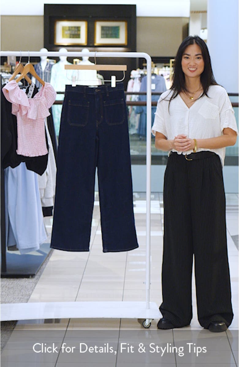 The Anchor High Waist Patch Pocket Jeans, sales video thumbnail