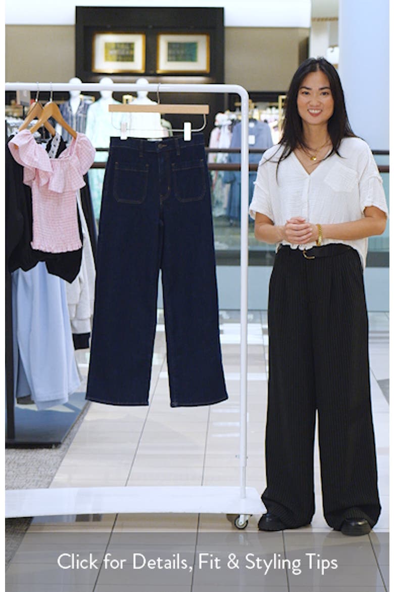 The Anchor High Waist Patch Pocket Jeans video
