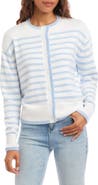 Karen Kane Stripe Cardigan Sweater