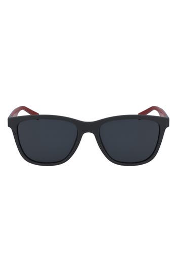 Ferragamo 57mm Rectangular Sunglasses In Gray