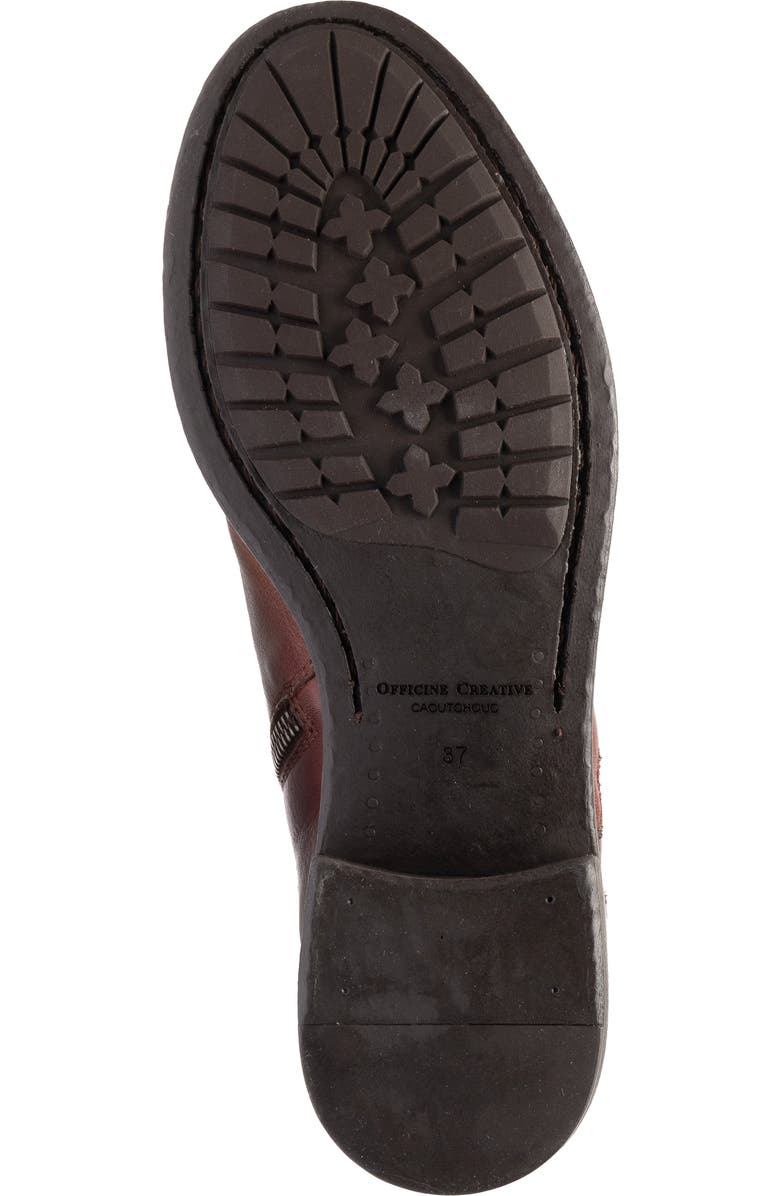 Officine Creative Lis 001 Leather Zipped Boot, Alternate, color, Brown