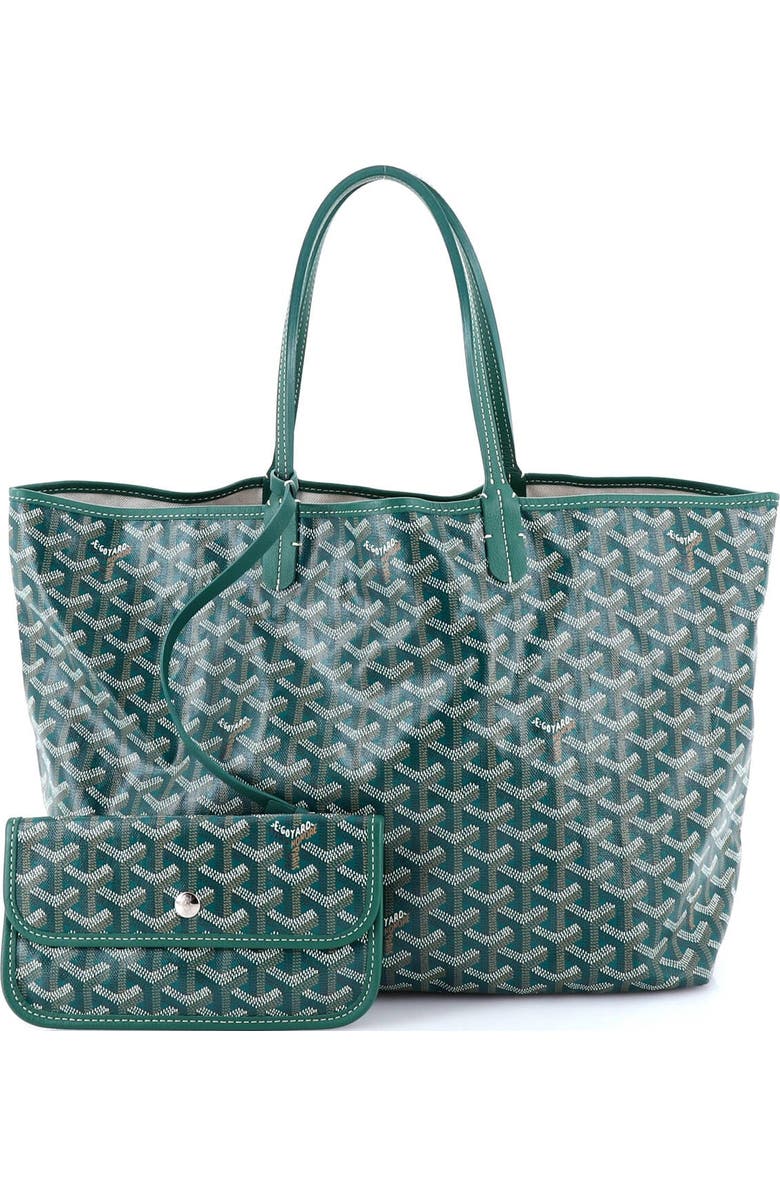 Pre-Owned Goyard Saint Louis Tote Coated Canvas PM, Alternate, color, Green