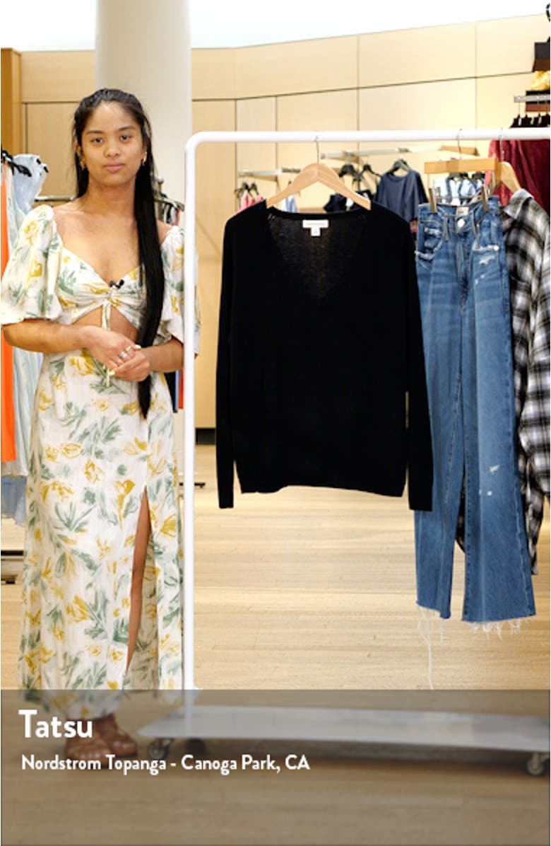 Relaxed V-Neck Sweater, sales video thumbnail