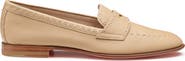 Santoni Women's Leather Penny Loafer