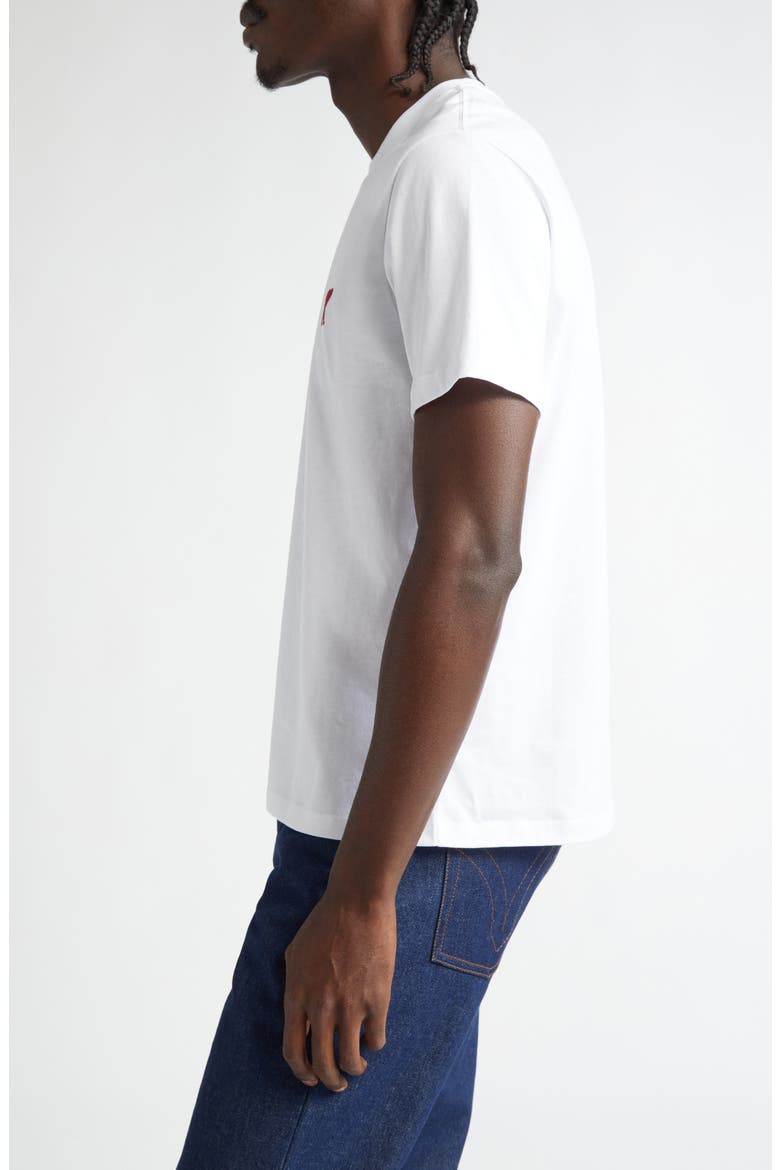 Ami de Coeur Organic Cotton T-Shirt, Alternate, color, WHITE