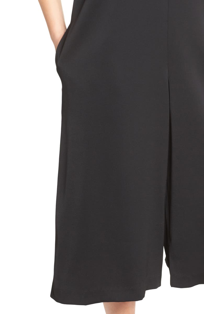 French Connection Essien Crepe Culotte Jumpsuit, Alternate, color, 