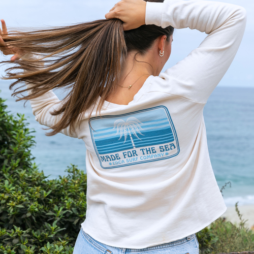 Everyday California Crewneck Sweater In Teal