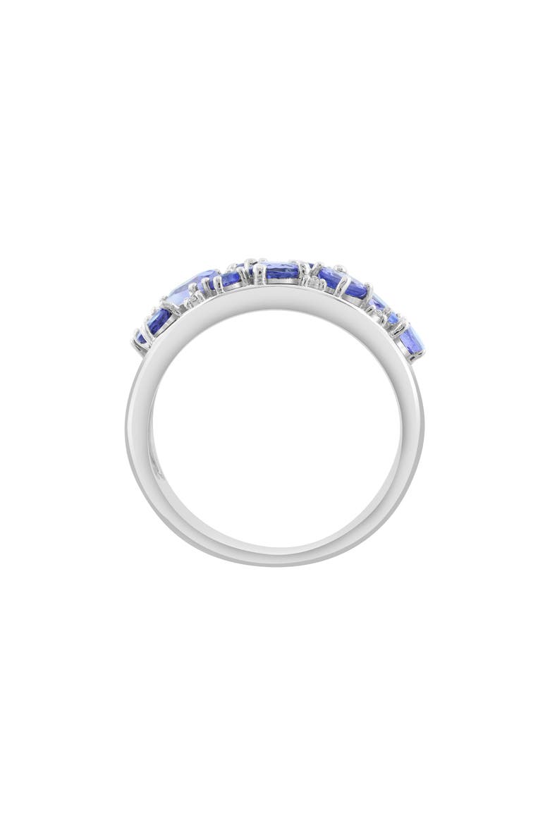 Sterling Silver Diamond & Tanzanite Ring, Alternate, color, PURPLE