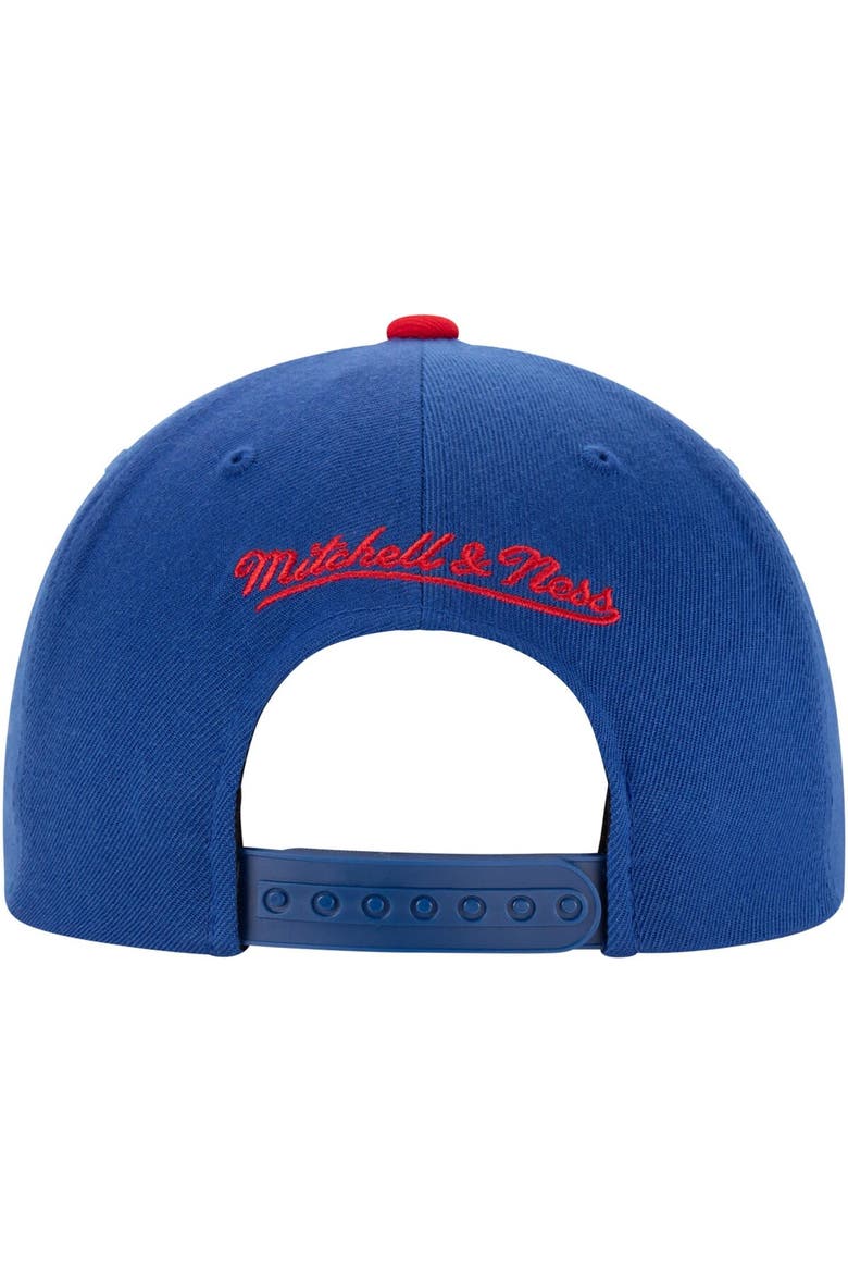 Men's Mitchell & Ness Royal/Red LA Clippers Two-Tone Wool Snapback Hat, Alternate, color, Royal