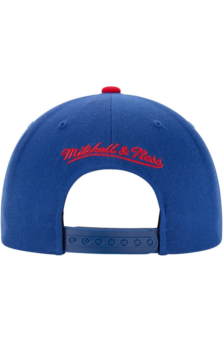 Mitchell & Ness Men's Mitchell & Ness Royal/Red LA Clippers Two-Tone Wool Snapback Hat, Alternate, color, Royal
