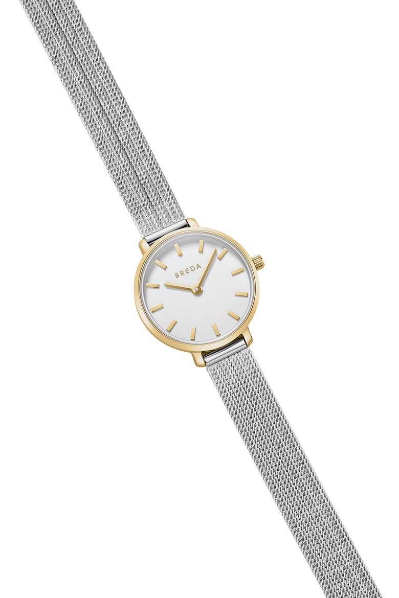 Beverly Mesh Strap Watch, 25mm, Alternate, color, TWO-TONE