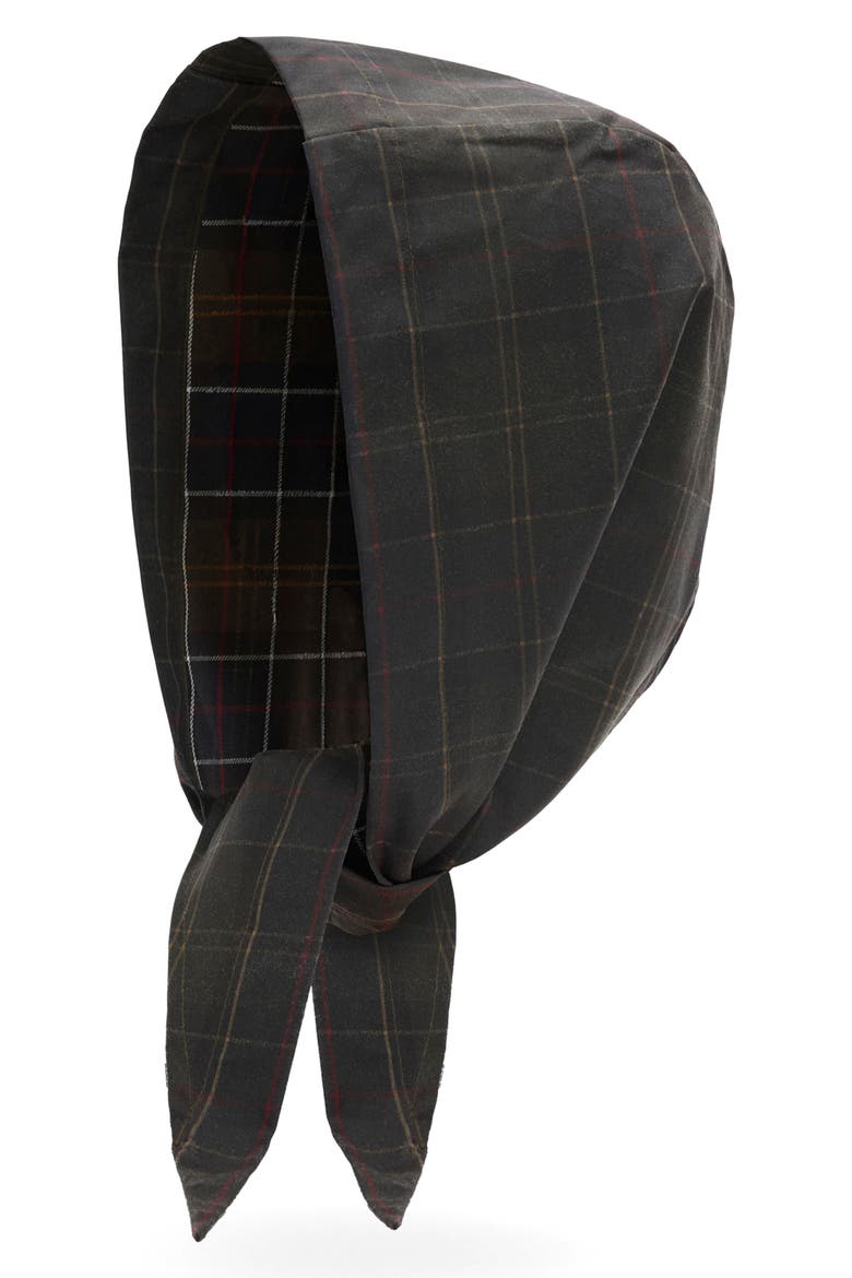 Arlene Waxed Headscarf, Main, color, CLASSIC TARTAN