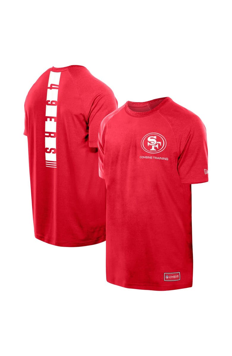 New Era Men's New Era Scarlet San Francisco 49ers Functional Fandom Reflective T-Shirt, Main, color, Scarlet