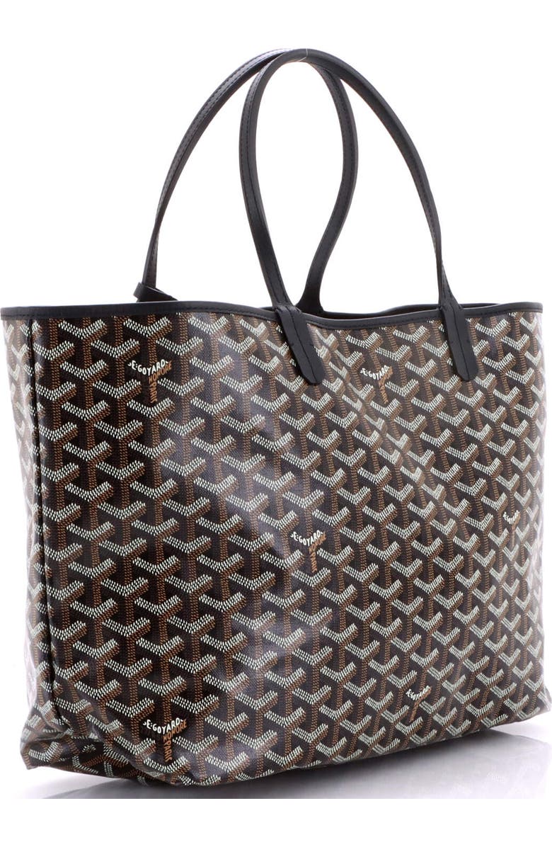 Pre-Owned Goyard Saint Louis Tote Coated Canvas PM, Alternate, color, Black