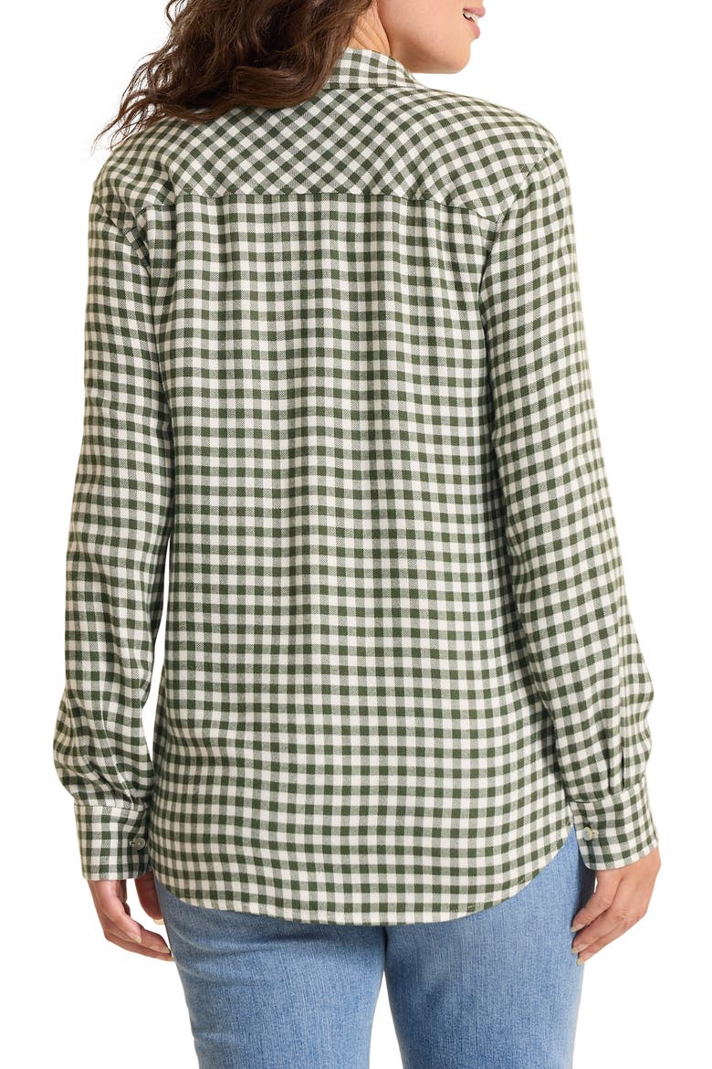 Villa Verde Check Shirt, Alternate, color, PALM VERDE
