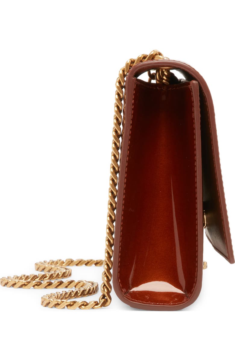 Saint Laurent Small Kate Patent Leather Shoulder Bag, Alternate, color,