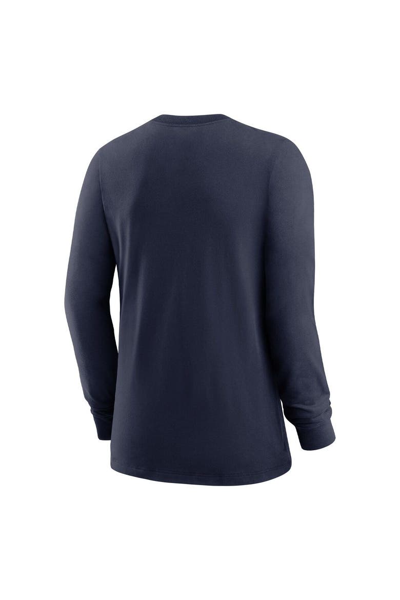Women's Nike Navy Tennessee Titans Prime Split Long Sleeve T-Shirt, Alternate, color, Navy