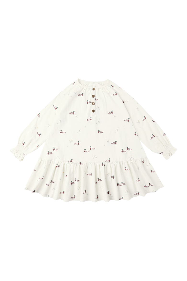 Kids' Ruffle Swing Dress, Main, color, IVORY