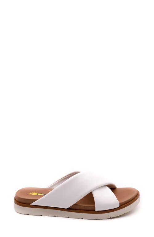 Volatile Aushan Slide Sandal In White
