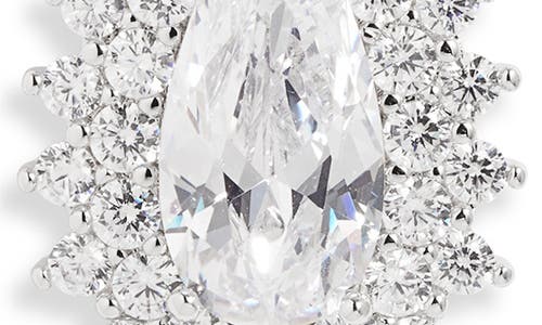 NORDSTROM NORDSTROM STARBURST CUBIC ZIRCONIA DROP EARRINGS 