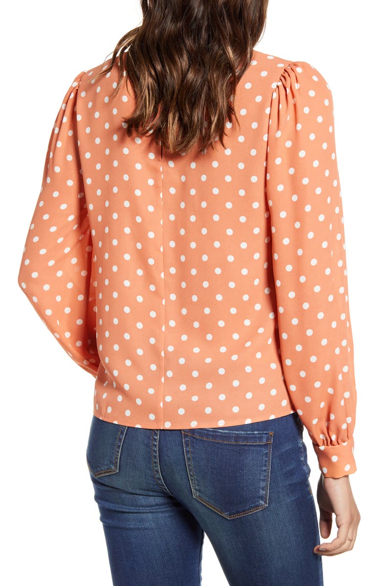 All in Favor Print Blouse, Alternate, color, 