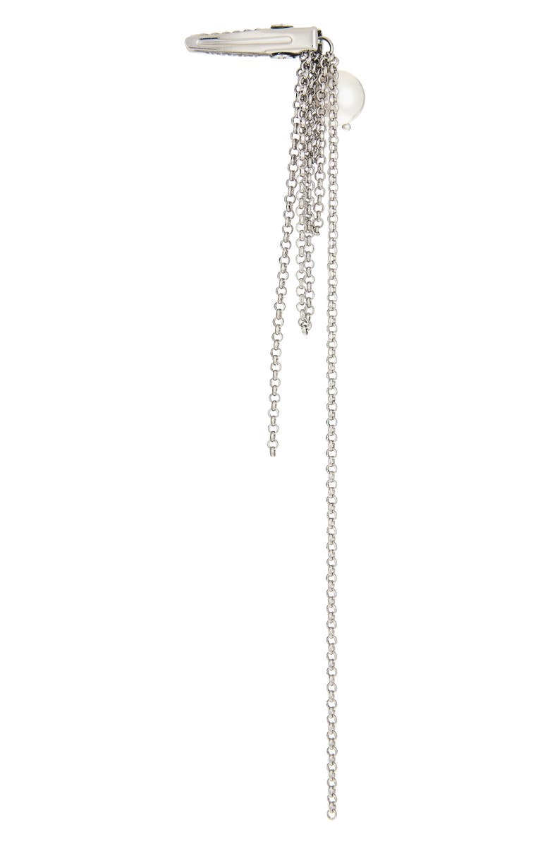 Justine Clenquet Nicole Hair Clip, Alternate, color, Palladium