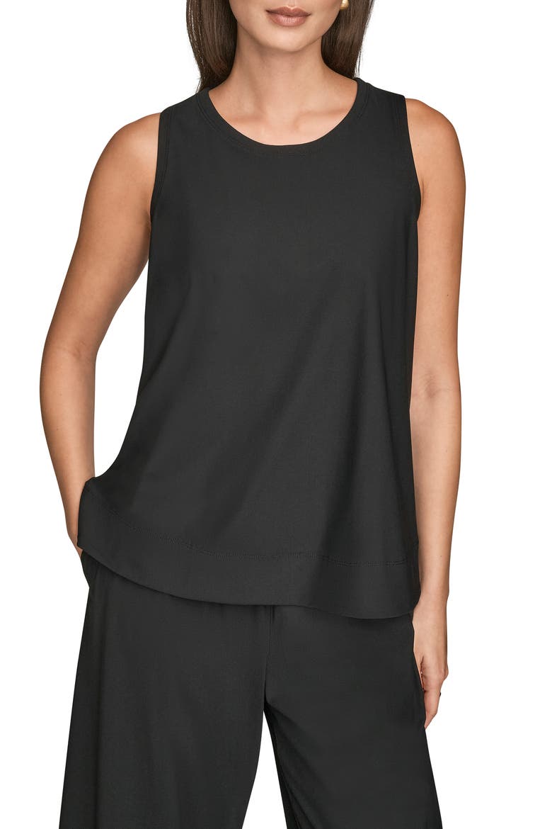 Sleeveless Top, Main, color, BLACK