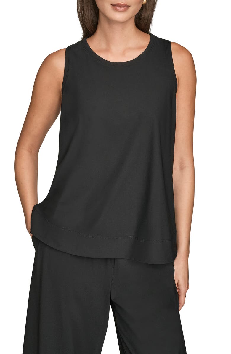 Donna Karan New York Sleeveless Top, Main, color, Black