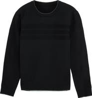 XRAY Kids' Moto Ribbing Detail Crewneck Sweater