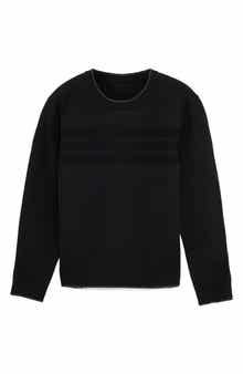 XRAY Kids' Moto Ribbing Detail Crewneck Sweater