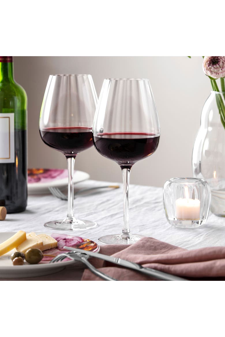 Rose Garden Red Wine Set of 4, Alternate, color, clear