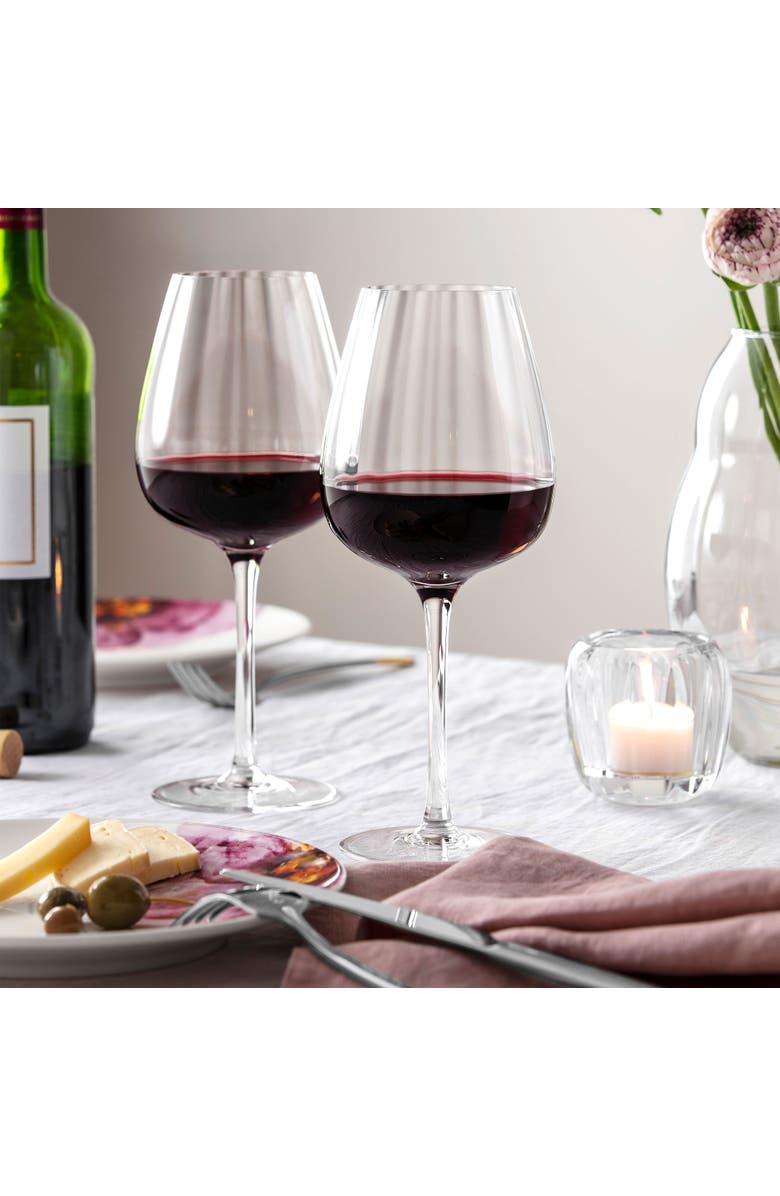 Villeroy & Boch Rose Garden Red Wine Set of 4, Alternate, color, Clear