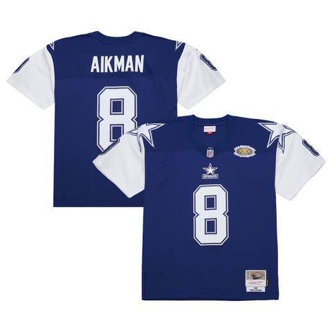 Men's Mitchell & Ness Troy Aikman Navy Dallas Cowboys 1995 Legacy Replica Jersey