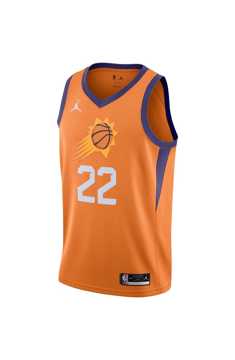 Jordan Brand Men's Jordan Brand Deandre Ayton Orange Phoenix Suns 2020/21 Swingman Jersey - Statement Edition, Alternate, color, 