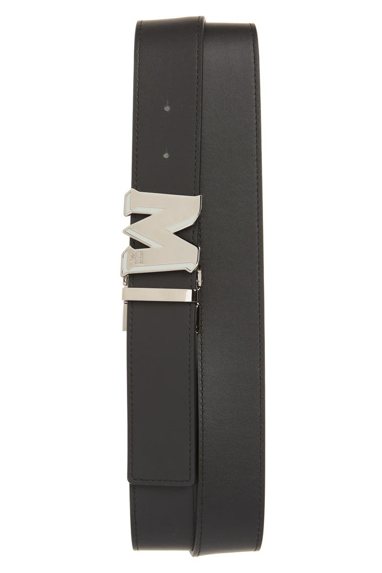 Logo Buckle Leather Belt (Men) | Nordstromrack