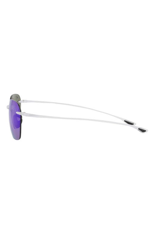 Maui Jim Core 50mm Polarized Square Sunglasses In Metallic
