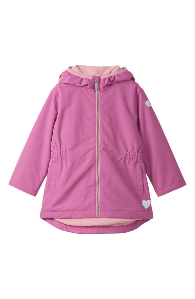 Hatley Kids' Heart Swans Waterproof Field Jacket, Main, color, Radiant Orchid