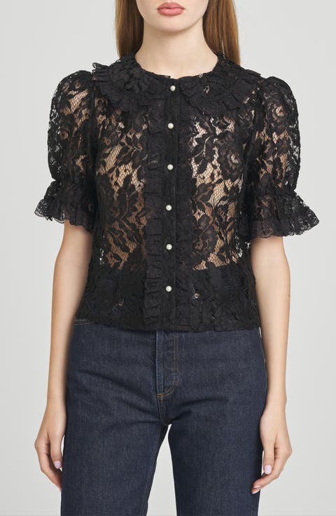 Clarisse Lace Top