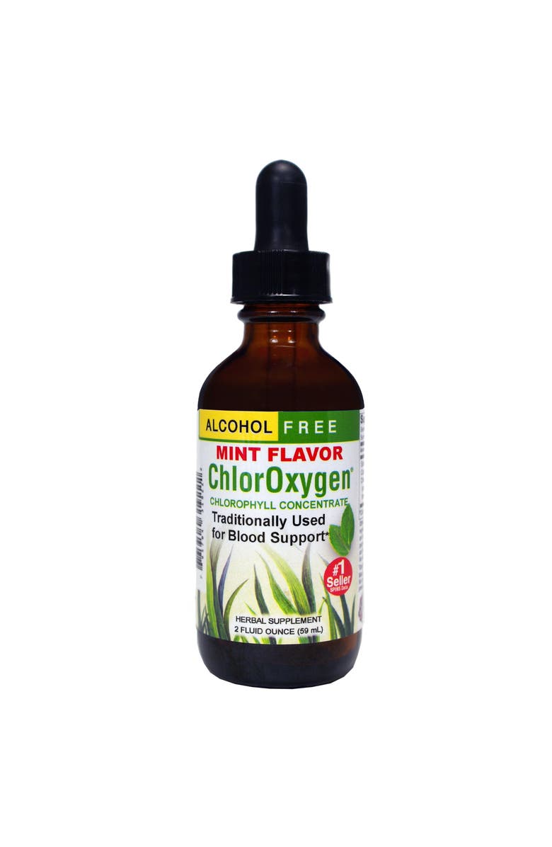 Trace Minerals Chloroxygen Mint Chlorophyll Concentrate 2-Ounce Bottle, Main, color, NO COLOR