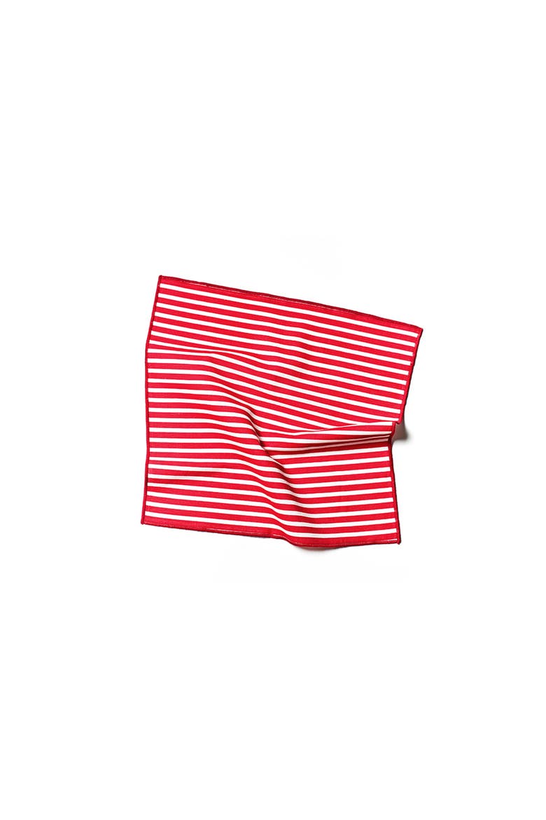 Red Stripe Napkins Set of 4, Alternate, color, Red