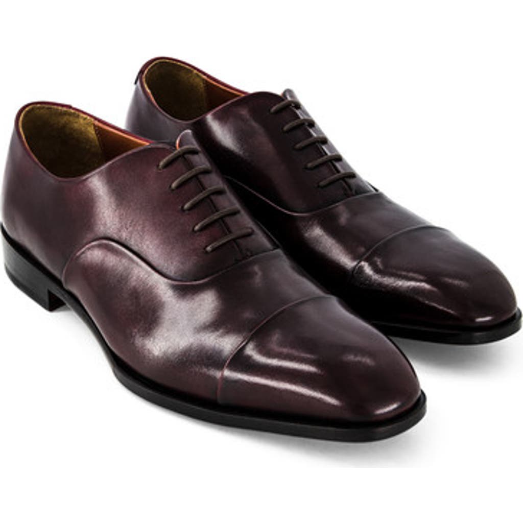 Anthony Veer Genoa Cap Toe Oxford In Brown