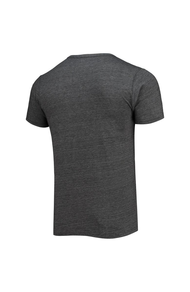 LEAGUE COLLEGIATE WEAR Men's League Collegiate Wear Heathered Black Georgia Bulldogs Football Locker Victory Falls Tri-Blend T-Shirt, Alternate, color,