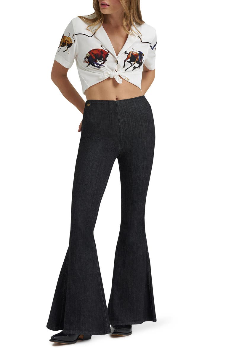 Wrangler x Lainey Wilson Pull-On Bell Bottom Jeans, Alternate, color, 