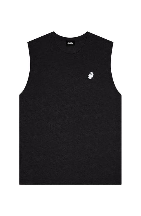 Mens Ghost Lightweight Cotton Tank