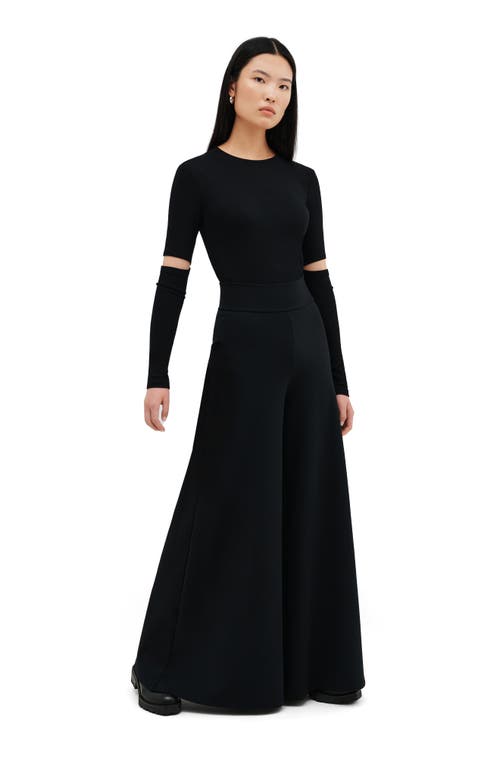 Two Lines By Marcella Barcelona Palazzo Pants In Black