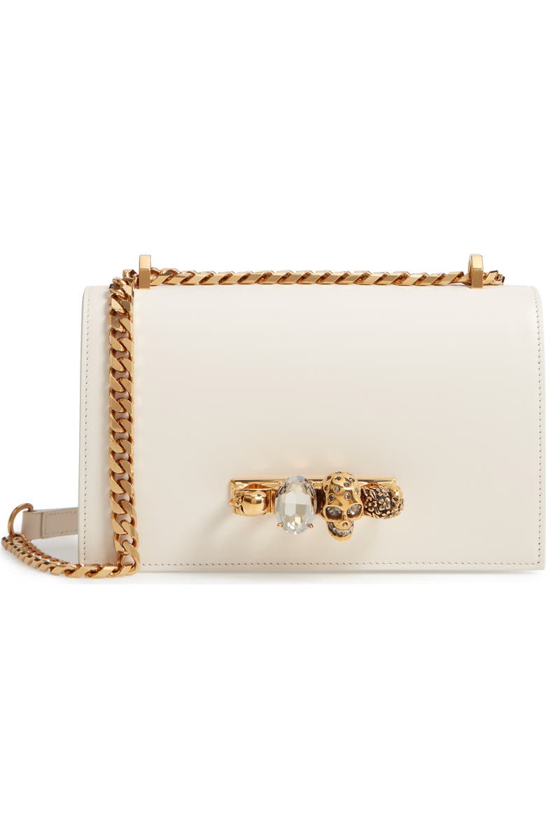 McQueen Alexander McQueen Leather Crossbody Bag, Main, color,