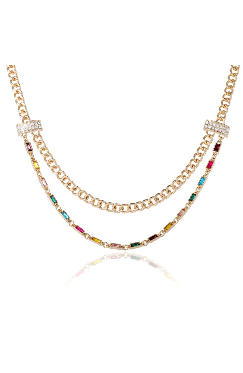 BCBGeneration Gold-Tone Layered Necklace, Main, color, Gold